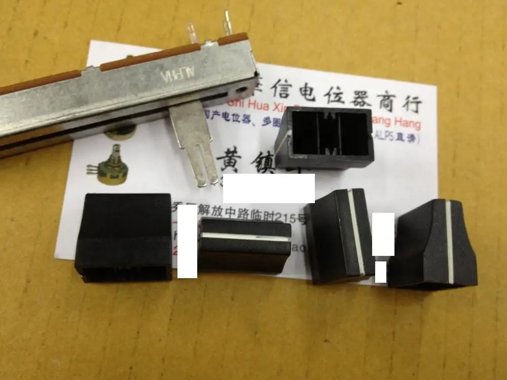 

1pcs/lot Black 20A6 handle mixer fader caps