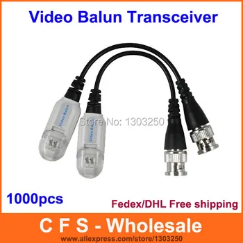 

Passive Video Balun UTP Transivers connector Waterproof Interference Balun Free Shipping 1000pcs Wholesale