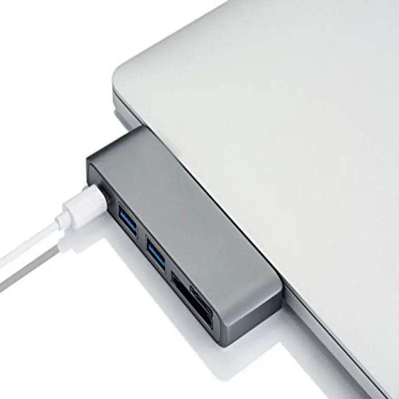 EASYA USB C концентратор Thunderbolt 3 адаптер usb type C Ключ с PD концентратор 3,0 TF SD слот кардридера для MacBook Pro/Ai USB-C