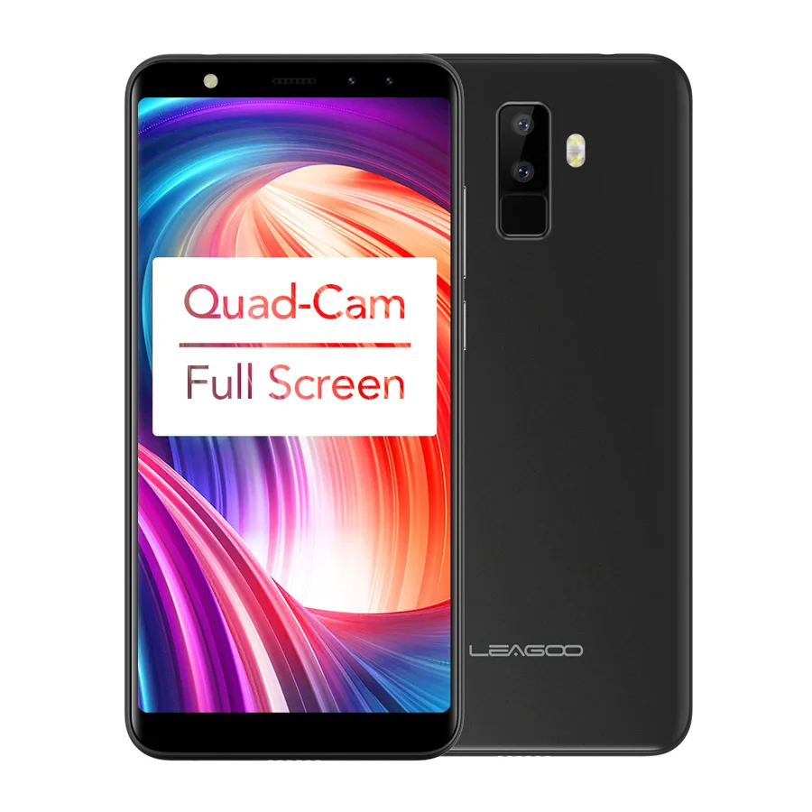 Leagoo M9 5 &quot18:9 полный Экран четыре камеры Android 7 0 MT6580A 4 ядра 2 Гб Оперативная память 16