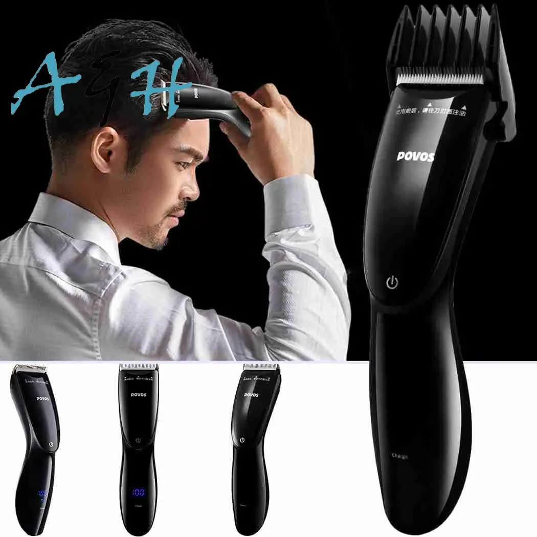 

POVOS New Fashion Unisex Useful Durable Styling Kit 8W Tools 100-240V 50/60Hz Appliances Black Hair 0.162kg Clipper