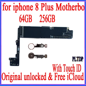 

For iphone 8 Plus Motherboard with Full unlocked,100% Original for iphone 8P Mainboard with/without Touch ID