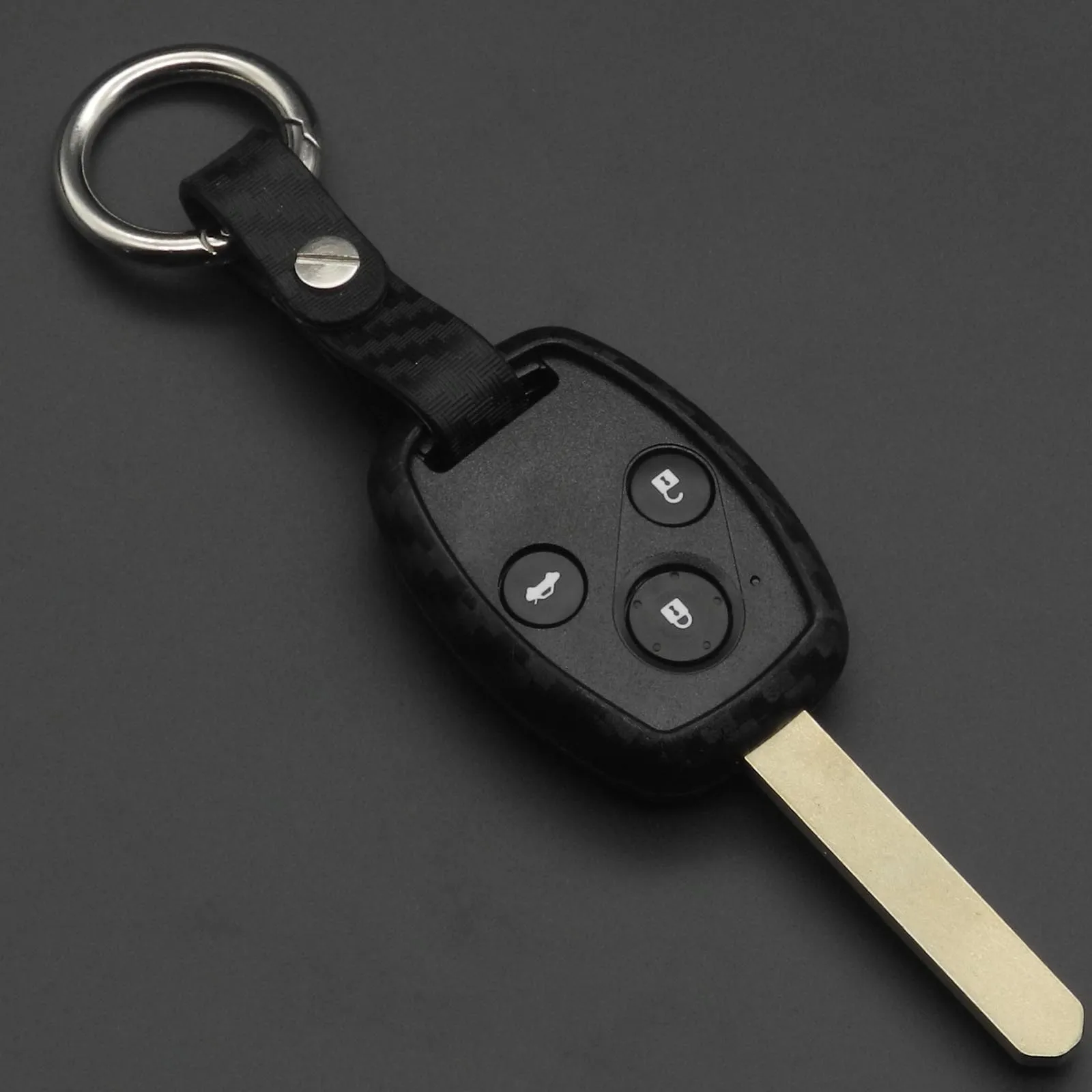 Чехол из углеродного волокна для Брелока Для HONDA Accord Civic CRV Pilot Fit 2007 2008 2009 2010 2011 2012