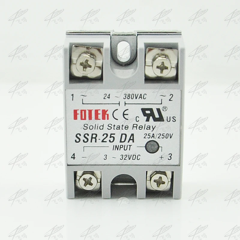 Твердотельное реле SSR 25DA DC TO AC 25A 25AA 25DD 25VA постоянного тока регулятор