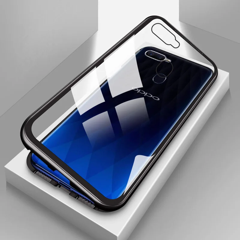 Магнитные Чехлы Realme 3 Pro для OPPO C2 C1 2019 адсорбируемый металлический чехол телефона 2
