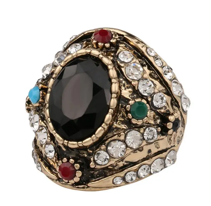 luxury vintage inlaid full rhinestone zink alloy wedding ring turkish jewelry anel rings anillo turco anies - Turkish Wedding Ring luxury vintage inlaid full rhinestone zink alloy wedding ring turkish jewelry anel rings anillo turco anies - Turkish Wedding Ring