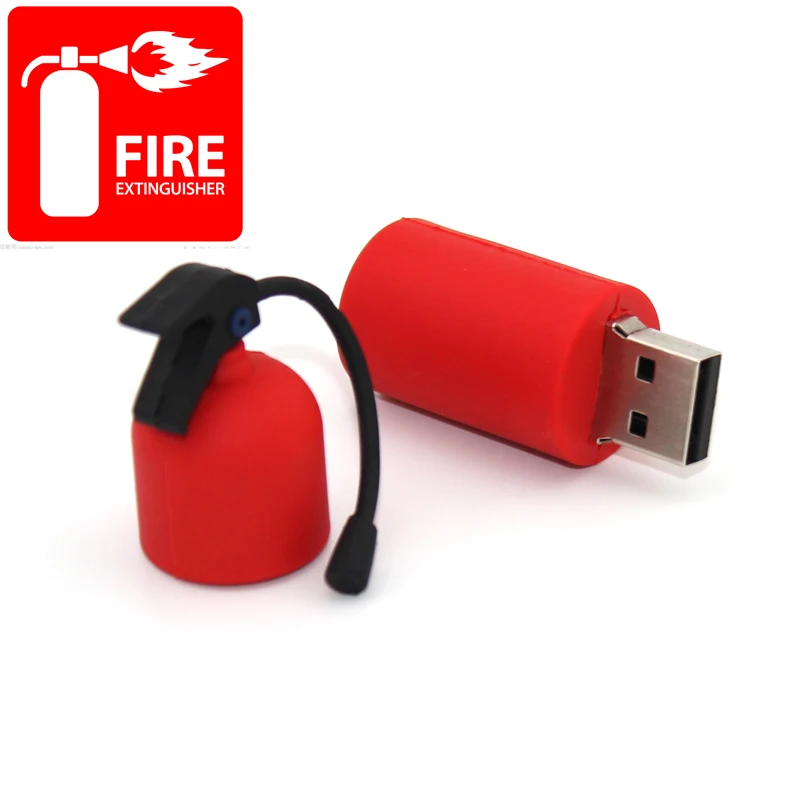 Cartoon Usb Flash Drive 64GB 128GB 16GB 32GB 2.0 Pen Drive Fire