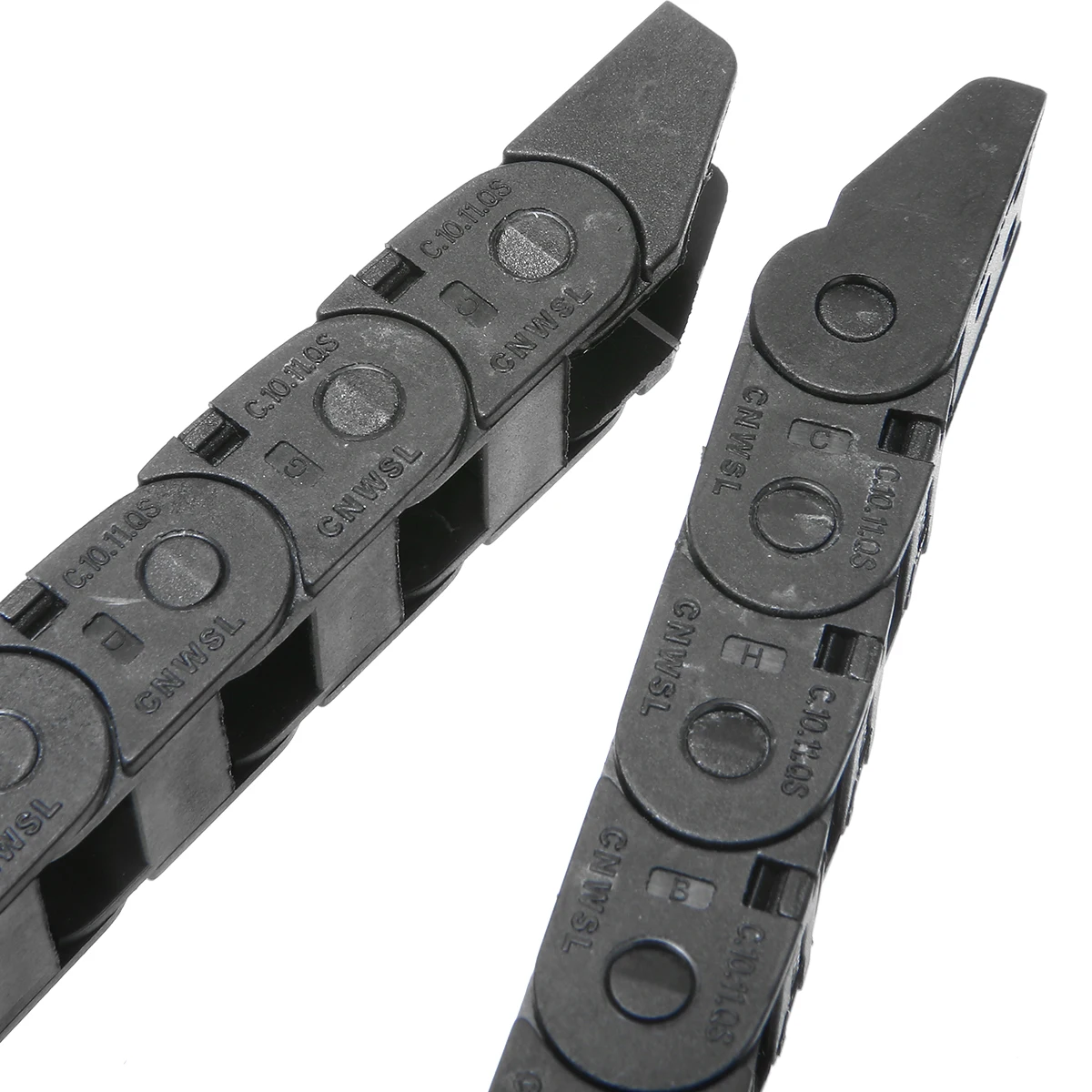 10x11mm 1M Nylon Cable Carrier Drag Chain Nested Wire Carriers Transmission Tank Chains Towline for CNC Router Machine Tools