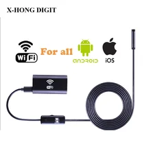 Wifi endoscope for IOS and Android Device 8mm lens 720P endoscopy Inspection camera for Iphone android and computer