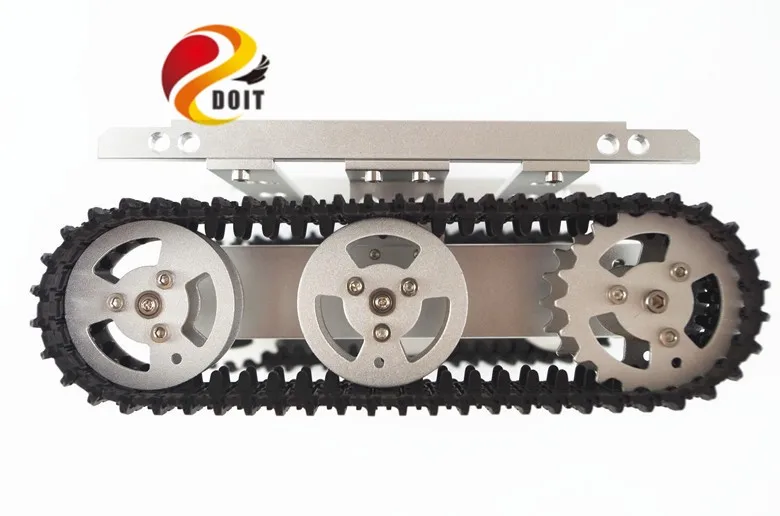 Официальный DOIT RC металлический гусеница для танка трактор шасси гусеничный умный робот автомобиль Предотвращение препятствий DIY RC игрушка пульт дистанционного управления