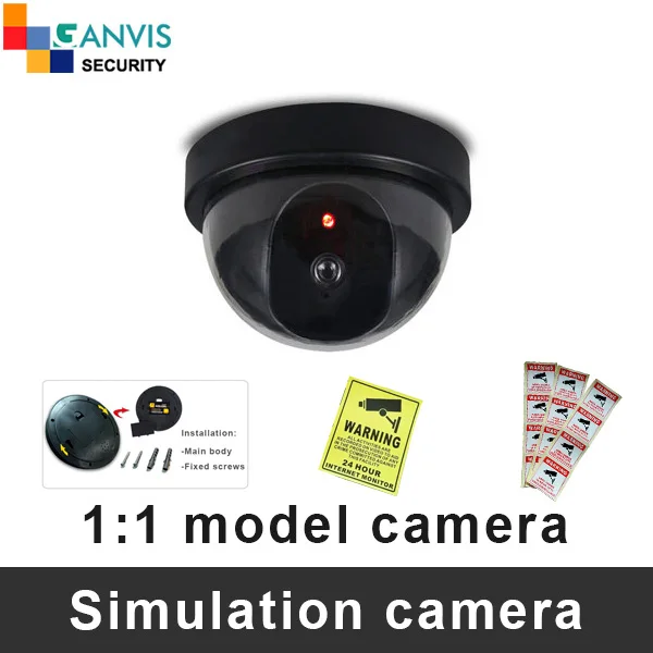11 model fake camera simulation cctv cameras with Flash Blinking LED
