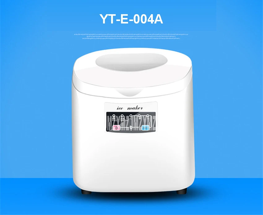 YT-E-004A 110 V/220 V льда машина коммерческий молочный инструменты для приготовления кофе и чая мелкая бытовая автоматическая машина для льда большая емкость 12-15 кг/24 ч машина для приготовления льда