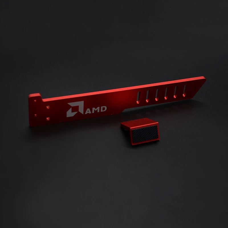 Lo más nuevo ESLOTH aluminio metal tarjeta gráfica posición soporte tarjeta de vídeo Stand-Alone gráfica Jack añadir en los componentes de las tarjetas