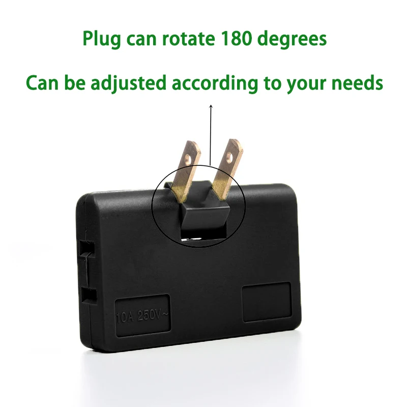 Один в три конвертер вращение на 180 градусов удлинитель мульти штекер мини тонкий