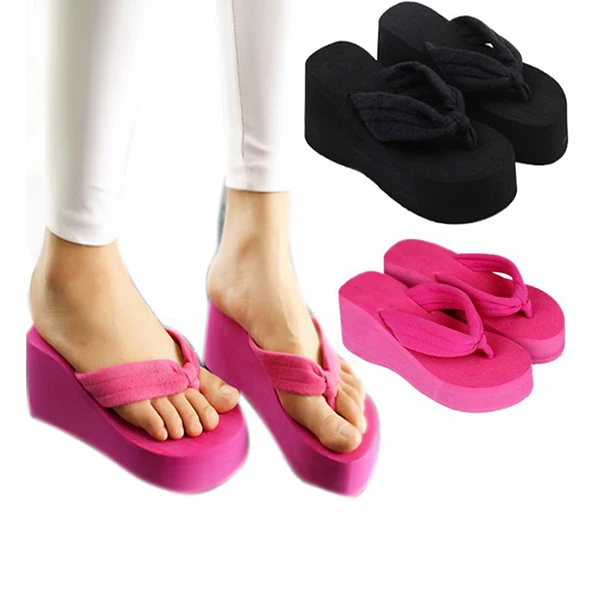 New Hot Casual Women Flip Flops Beach Shoes Platform Thong New Hot Casual Women Flip Flops Beach Shoes Platform Thong