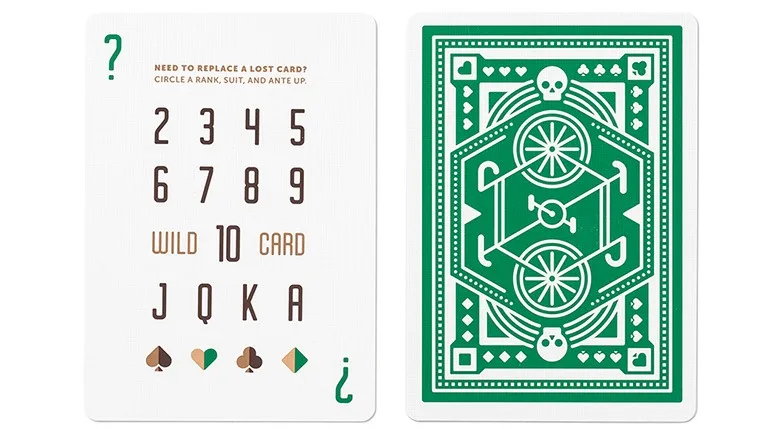 Green Wheel Playing Cards 2