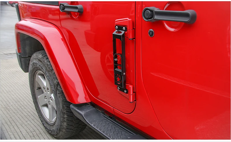 BAWA подножки дверные ступеньки дверная петля ножная педаль для Jeep Wrangler JK JL 2007+ стальная пластина для скалолазания