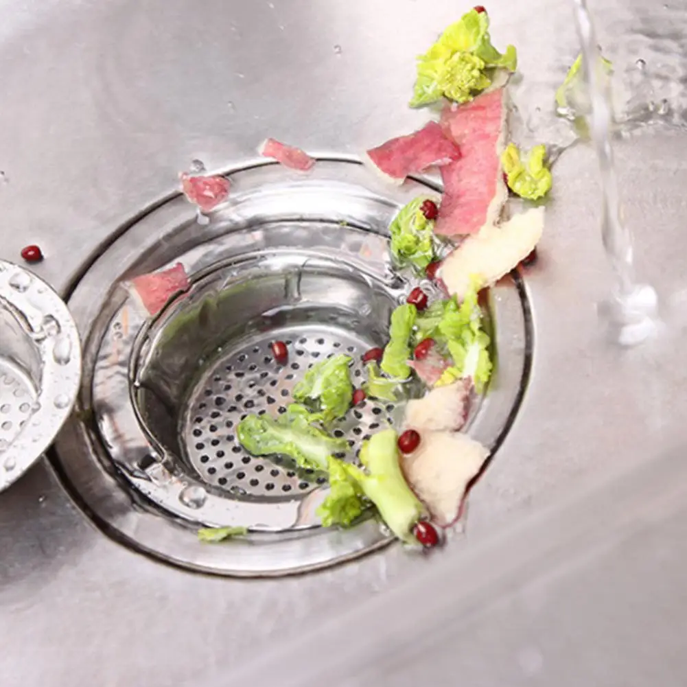 Himiss Stainless Steel Kitchen Sink Strainer Sink Basket Strainer With Handle Water Screen For