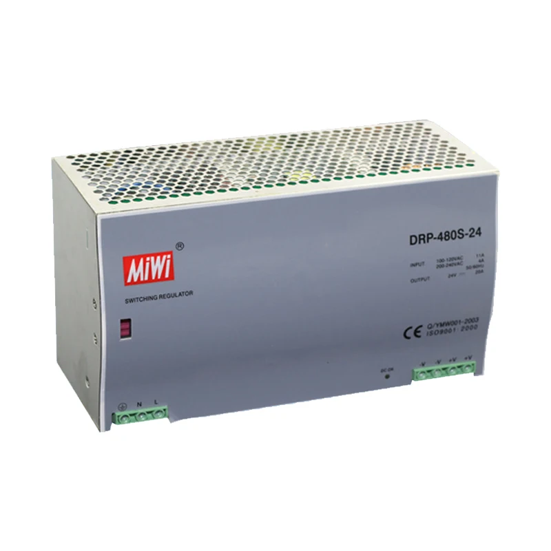

DRP-480 Power Unit Output DC24V,48V AC-DC With PFC Funtion Switching Power Supply Power Source 480w Din Rail Smps