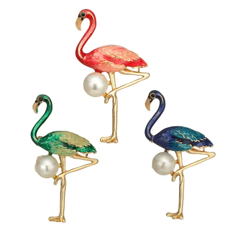 

Flamingo Brooch Animal Christmas Women Accessories Flamingo Brooch
