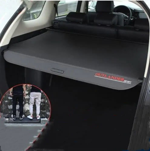 

For Mitsubishi Outlander 2013-2019 2.0L High quality Aluminum alloy trunk cover curtain trunk storage panel