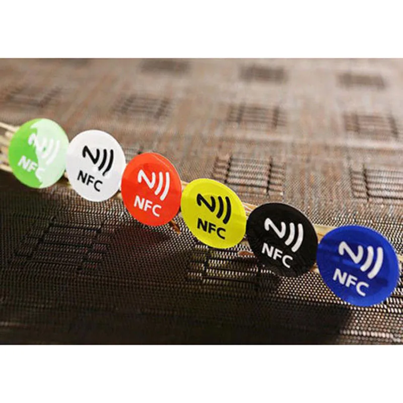 Смарт метки NFC наклейки чип клейкий 144 байт 13 56 МГц прочный для мобильного