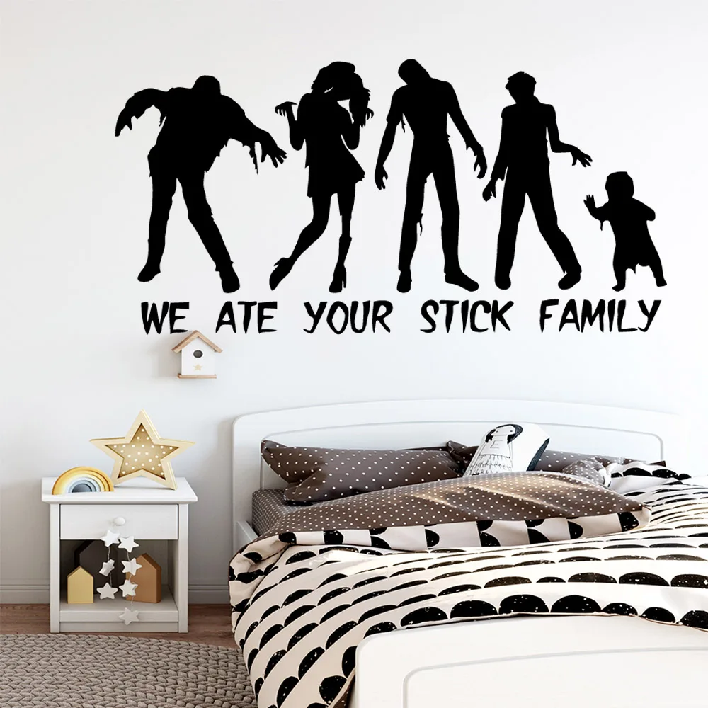 

Fun Family Wall Art Decal Wall Stickers Pvc Material For Kids Rooms Diy Home Decoration Removable Decor Wall Decals