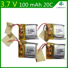 3.7 В 100 мАч lipo bttery для Cheerson cx10 cx-10w cx10a lipo Батареи Интимные Аксессуары для мини Quadcopter вертолета Drone