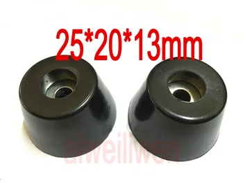 

25*20*13 Trapezoid Rubber pads Desk and chair MATS furniture computer case instrument Rubber machine feet Shock absorption