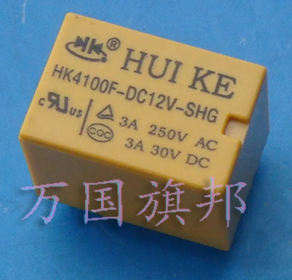 Бесплатная доставка. HK4100F DC12V-маленький SHG сигнала Реле 6 футов 12 В |