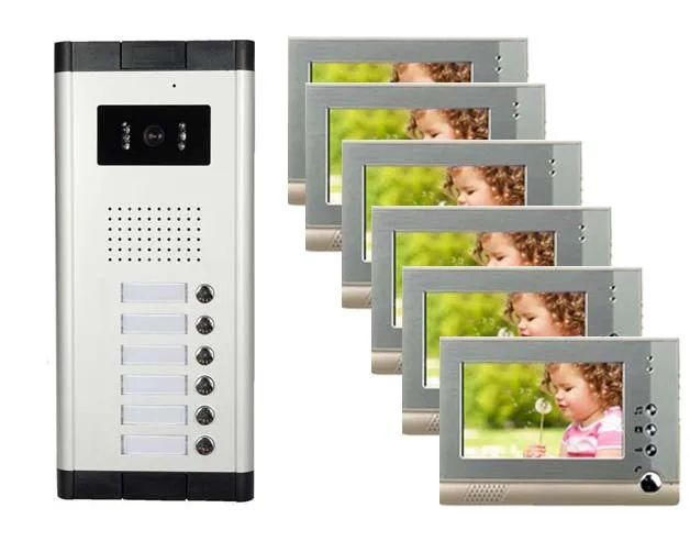 XinSiLu New Arrival High Definition 7"Wired Video Door