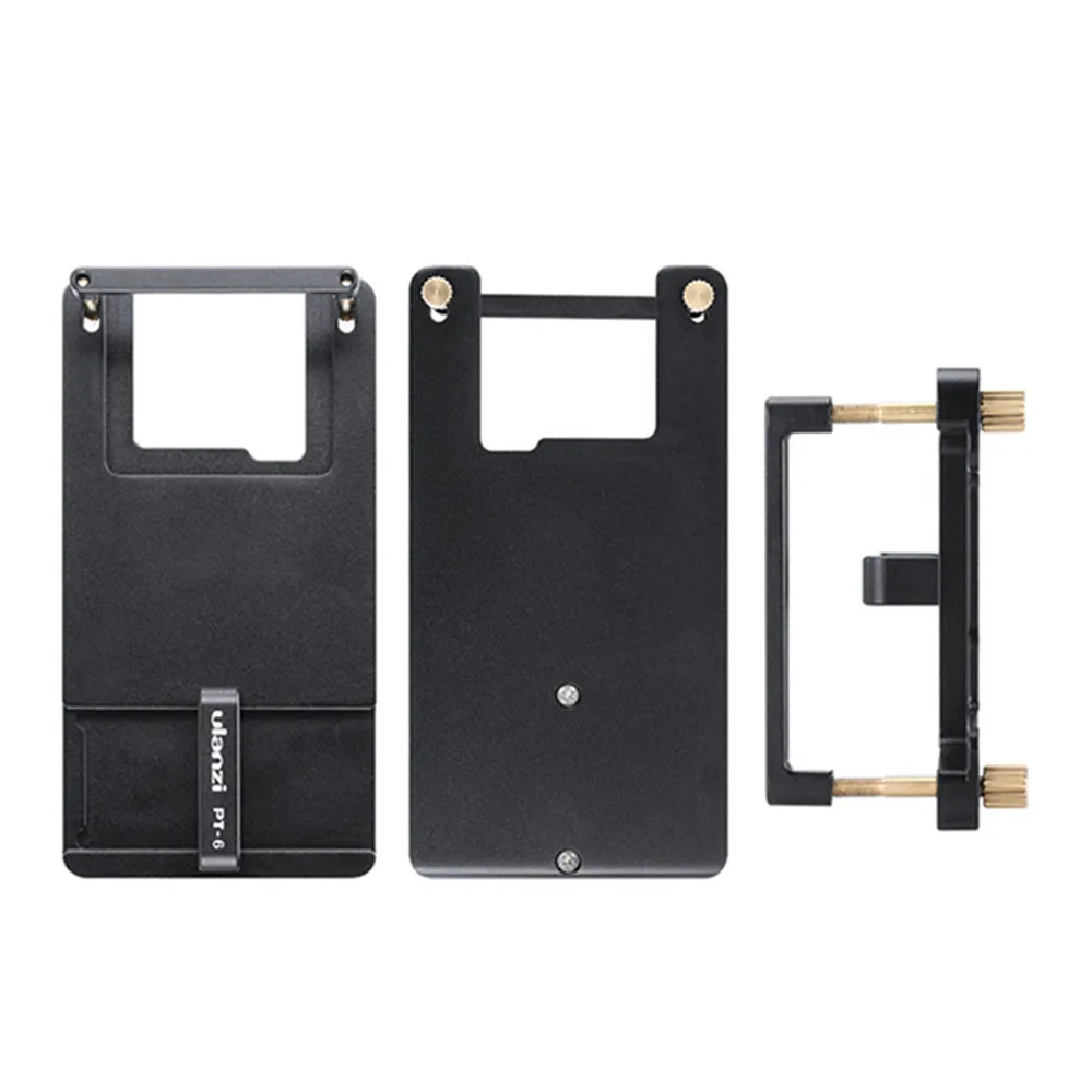 

PT-6 For Gopro Vlog Plate with Mic Adapter for 3-Axis Gimbal Moza Mini S for Smooth 4 Vimble 2 Vlogging Metal Case for Gopro 7/6