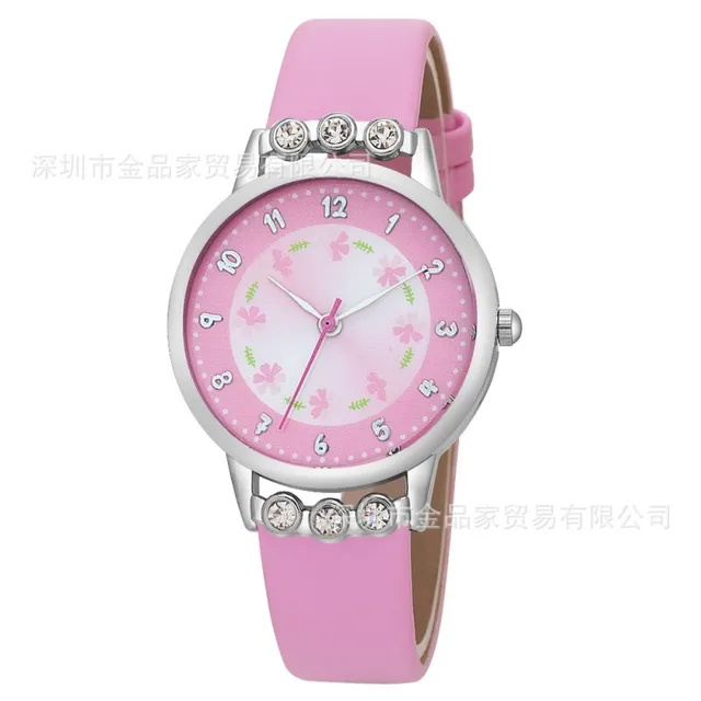 New watch women kids children girls ladies quartz diamond wristwatches rosette f New watch women kids children girls ladies quartz diamond wristwatches rosette f