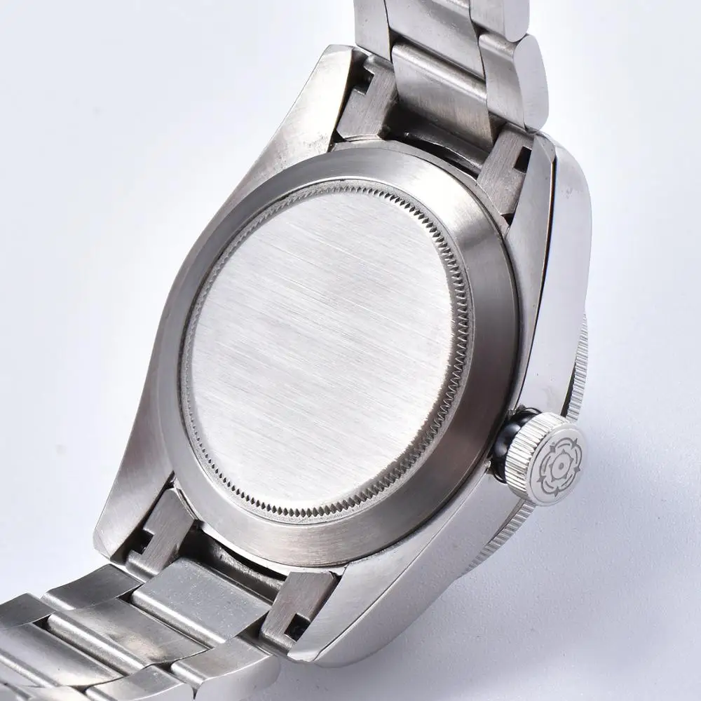watch automatic movement luxury 41mm diving military black dial rotating bezel luminous mark date windowmen D18