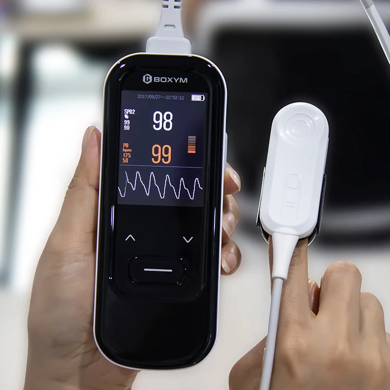  Yonker Medical Handheld Pulse Oximeter Portable Rechargeable blood oxygen Heart Rate Monitor For Ad