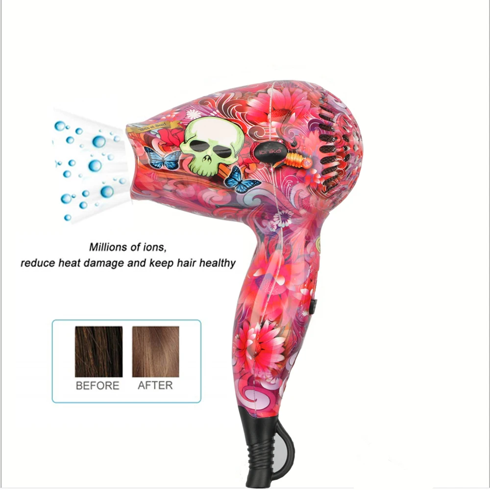 

Professional 1200W Hair Dryer for Hairdressing Barber Salon Tools Blow Dryer Travel Hairdryer Hair Drier Fan 100-240V