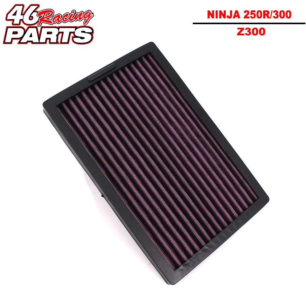 Comprar CK rey del ganado alta calidad filtro de aire de la motocicleta para Kawasaki Ninja 250 250R 300 ABS Z300 Ninja250 Ninja250R ninja300 EX300