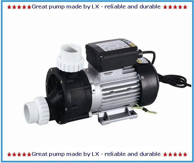 LX JA50 spa bathtub whirlpool pump with 0.5HP 220V 50HZ or 60HZ as circulation pump for AMC Winer Spa, Chinese Spas, Spa Serve. LX JA50 spa bathtub whirlpool pump with 0.5HP 220V 50HZ or 60HZ as circulation pump for AMC Winer Spa, Chinese Spas, Spa Serve.