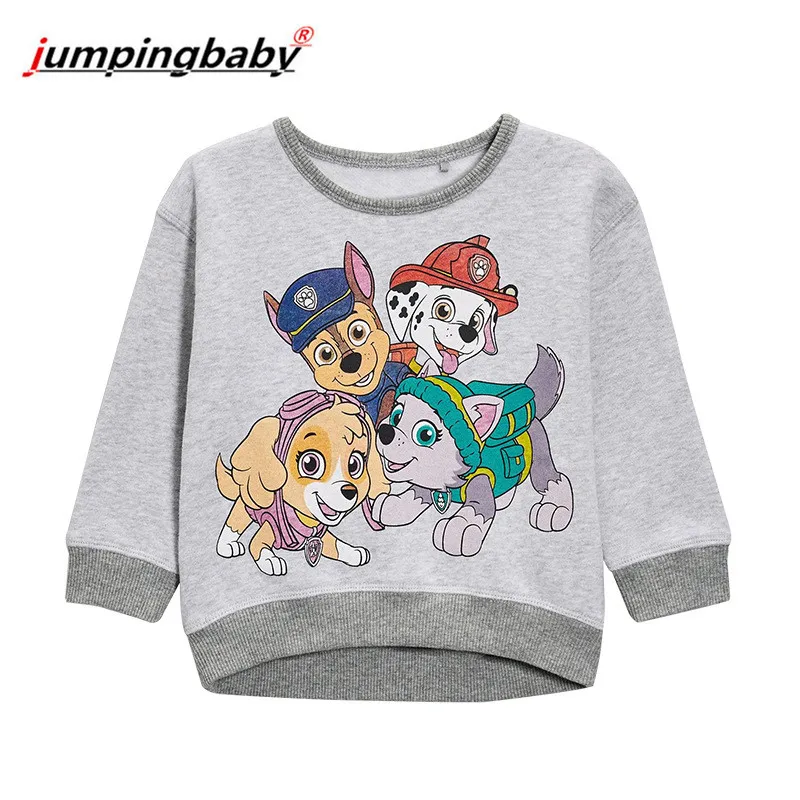Jumpingbaby/ г.; футболка для девочек; детская одежда; футболка с Микки Маусом; свитер с героями мультфильмов; Осенние Топы для малышей; Осенняя футболка; Camiseta Roupa Menina - Цвет: T7347 Cartoon Tshirt