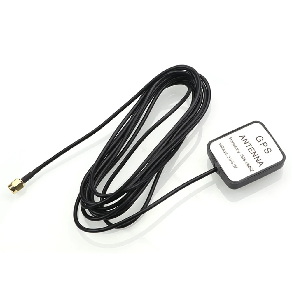  Empfänger 3 Meter Schwarz SMA Conector Auto Navigation Motorrad GPS Antenne Verstärker Magnetische 