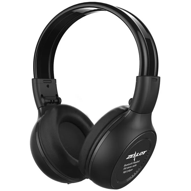 Headphones Zealot B570 Wireless Stereo HiFi Over-Ear Foldable Headset With Microphone Support TF Card Play FM Radio (20)