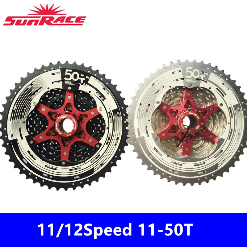 

Sunrace 11 Speed CSMX80 12 Speed CSMZ90 Bike Cassette 11-50T fits Shimano SRAM Flywheel 11-50, Lengthened Rear Hook 1pc