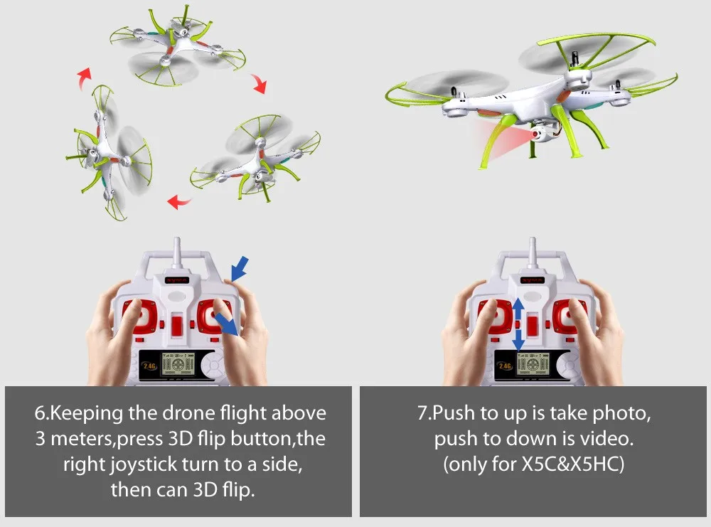 Syma X5HW(X5SW Upgrade) гоночный Дрон FPV Квадрокоптер Дрон с камерой HD 2,4G 4CH RC вертолет wifi USB игрушка