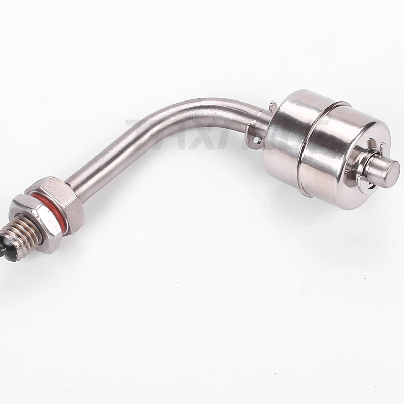 Water Level Switch Liquid Level Sensor 304 White Stainless Steel Float Switch L type Liquid Water Level Sensor Switch Internal Float 120 Degree