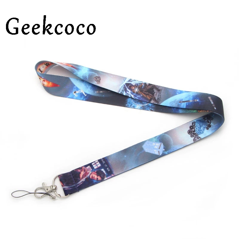 

Doctor Who tv show keychain Accessories Safety Breakaway Mobile Phone ID Badge Holder keys Straps Neck lanyard Camera J0265