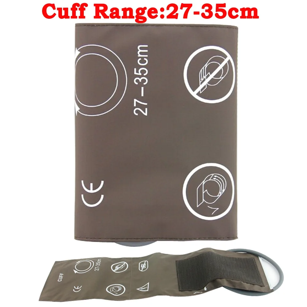 

patient monitor blood pressure cuff adult arm nibp cuff size range 27-35cm single tube with TPU bladder