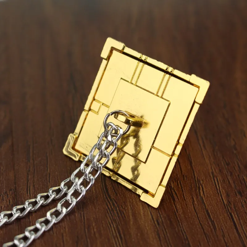 Оптовая продажа 3D колье Yugioh Yu Gi Oh бронзового цвета аниме Millenium кулон ювелирная
