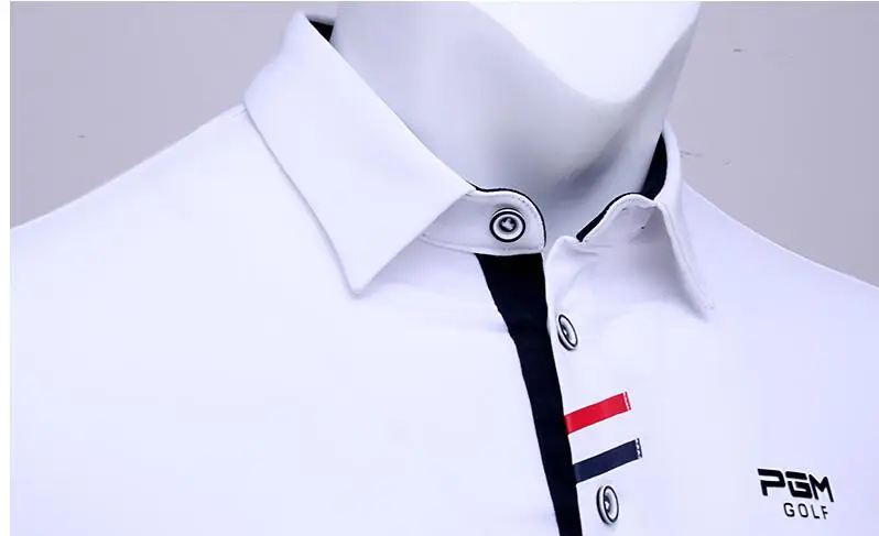 Высокое качество PGM golf спортивная одежда мужской с длинными рукавами футболки Осень Зима Одежда для гольфа дышащая удобная рубашка для гольфа