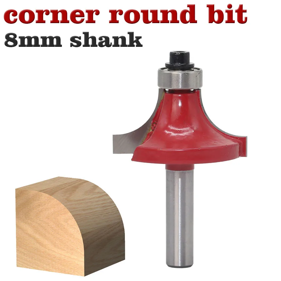 

1pcs Milling Cutter Router Bit Set 8mm Wood Cutter Carbide Shank Mill Woodworking Engraving Cutting Tools