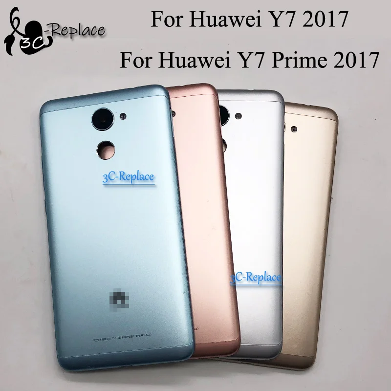 Для Huawei Y7 /Y7 премьер /Nova Lite+ сзади Батарея крышка двери Корпус задняя Стекло части